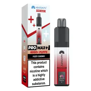 Fizzy Cherrry Hayati Pro Max Plus 6K Prefilled Pod Vape Kit